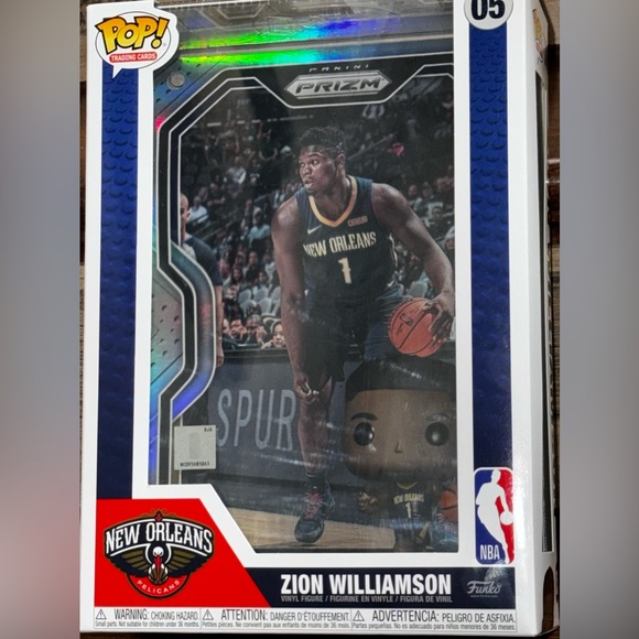 New Orleans Pelicans Zion Williamson #05 Funko Pop - NEW - Picture 3 of 11
